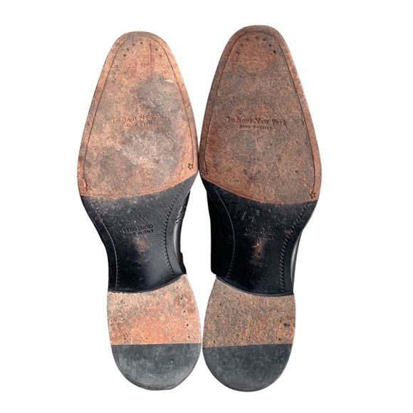 To Boot New York Black Leather Wingtip Shoes - Picture 6 of 6